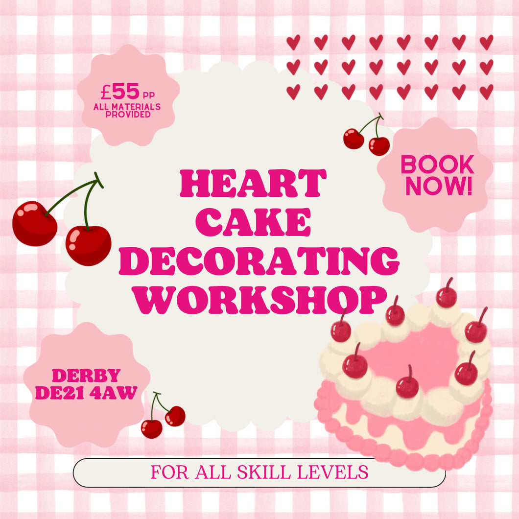 Heart Cake Decorating Workshop