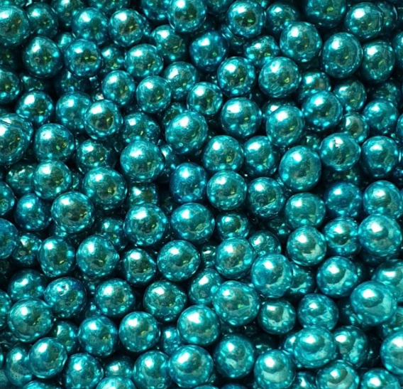 Sprinkles - Metallic Blue Pearls - 50g