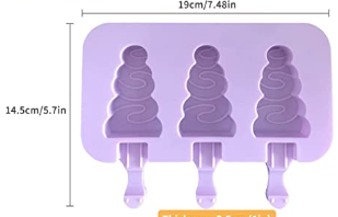 Mini Xmas Tree Popsicle Silicone Mould