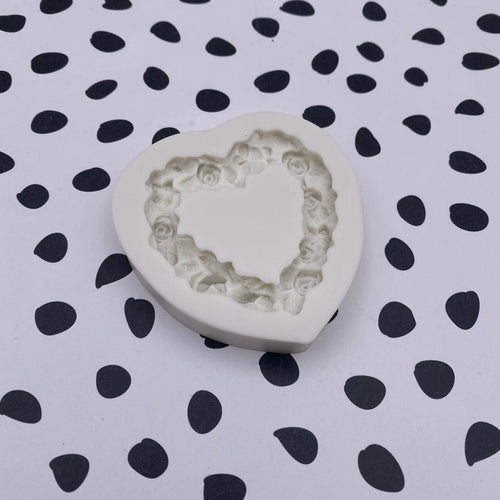 Dimpled Heart Silicone Mold For Candy or Chocolate 