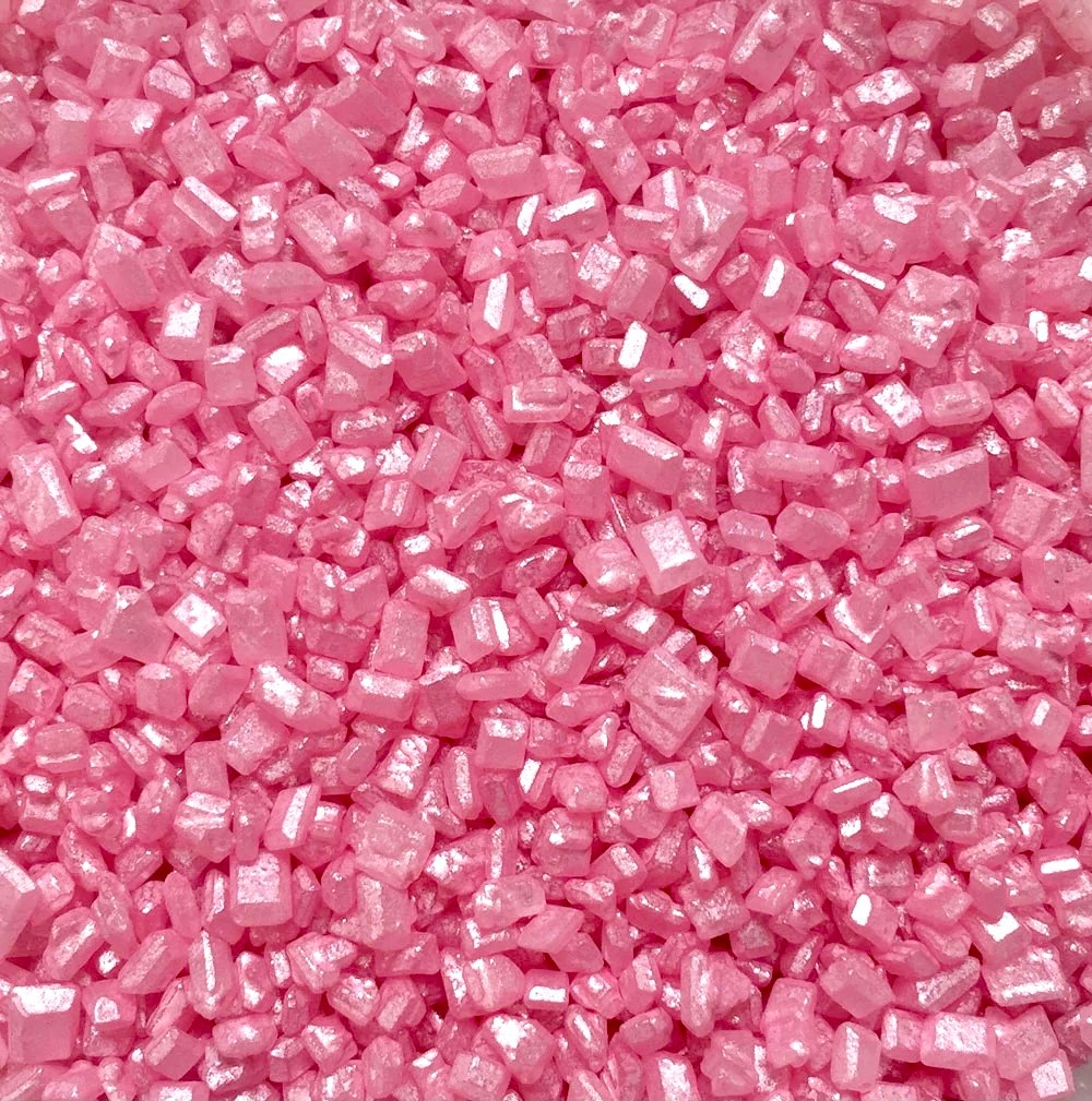 Sprinkles - Pink Glimmer Sugar - 100g
