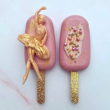 Load image into Gallery viewer, Ballet Dancer- Silicone Mould Mold - Chocolate - Wax - Candy - Fondant
