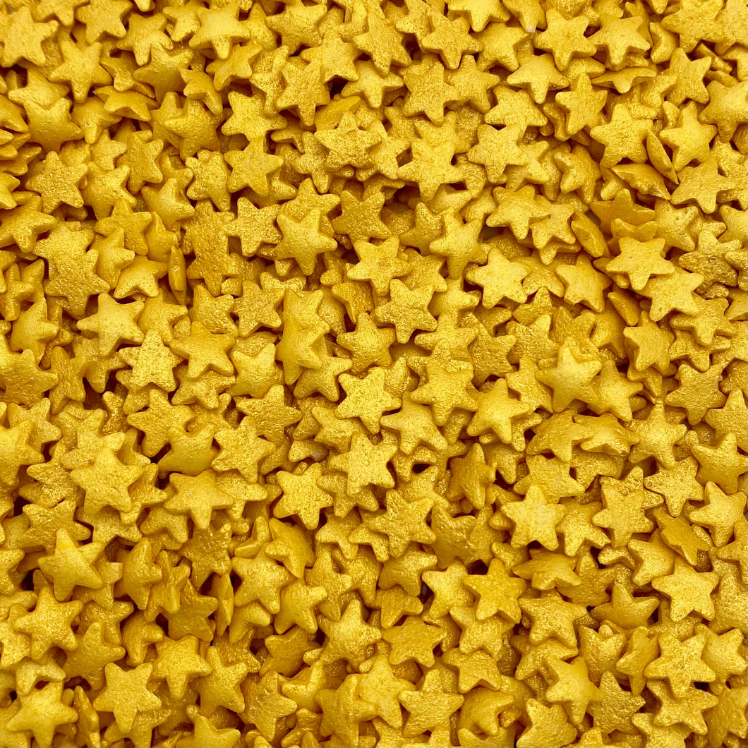 Sprinkles - Gold Glimmer Stars- 100g