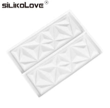 Load image into Gallery viewer, Twin Geometric Chocolate Bar Silicone Mould
