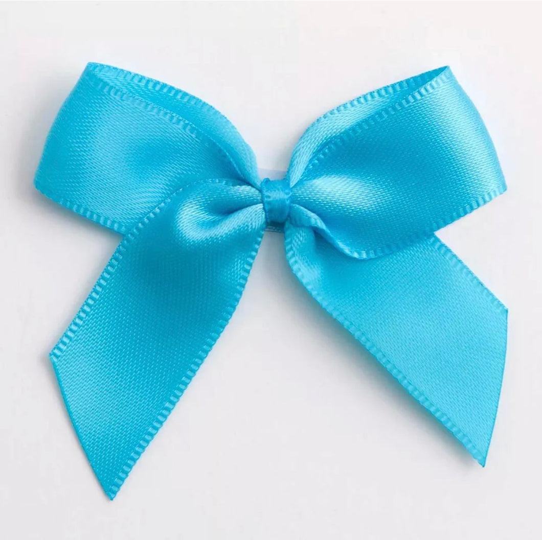 Turquoise 5cm Bow - 12 pack - Gift Wrap